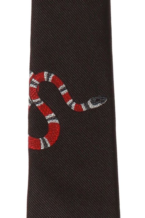 gucci mens necktie|Gucci snake tie.